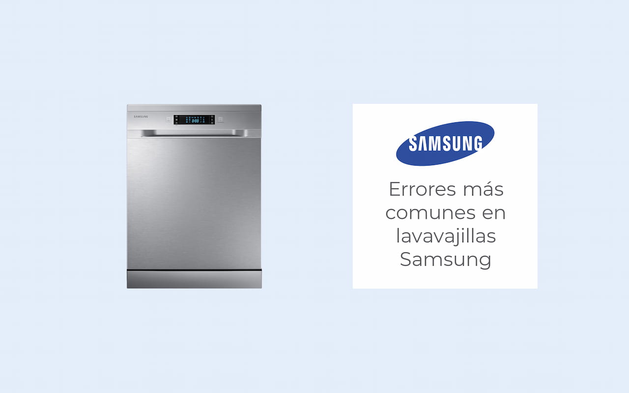 Errores más comunes en lavavajillas Samsung