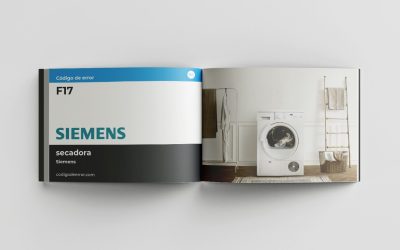 Solucionar el código de error "F17" en secadora Siemens