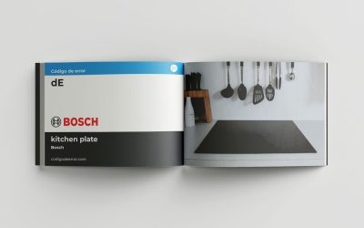 Troubleshoot error code "dE" in Bosch kitchen plate