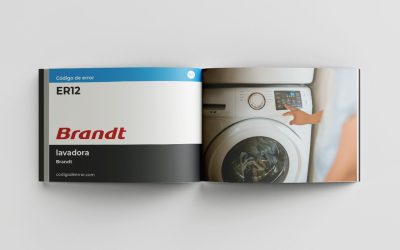 Solucionar el código de error "ER12" en lavadora Brandt